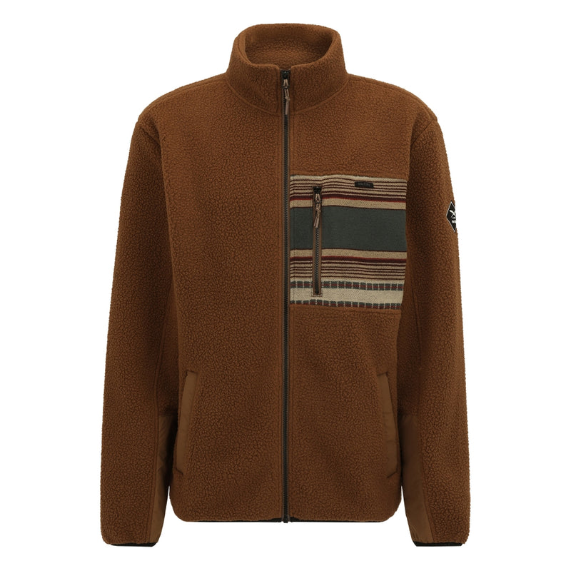 Iriedaily - Wonderer Track Jacket - Mocca - Fleece Jacke