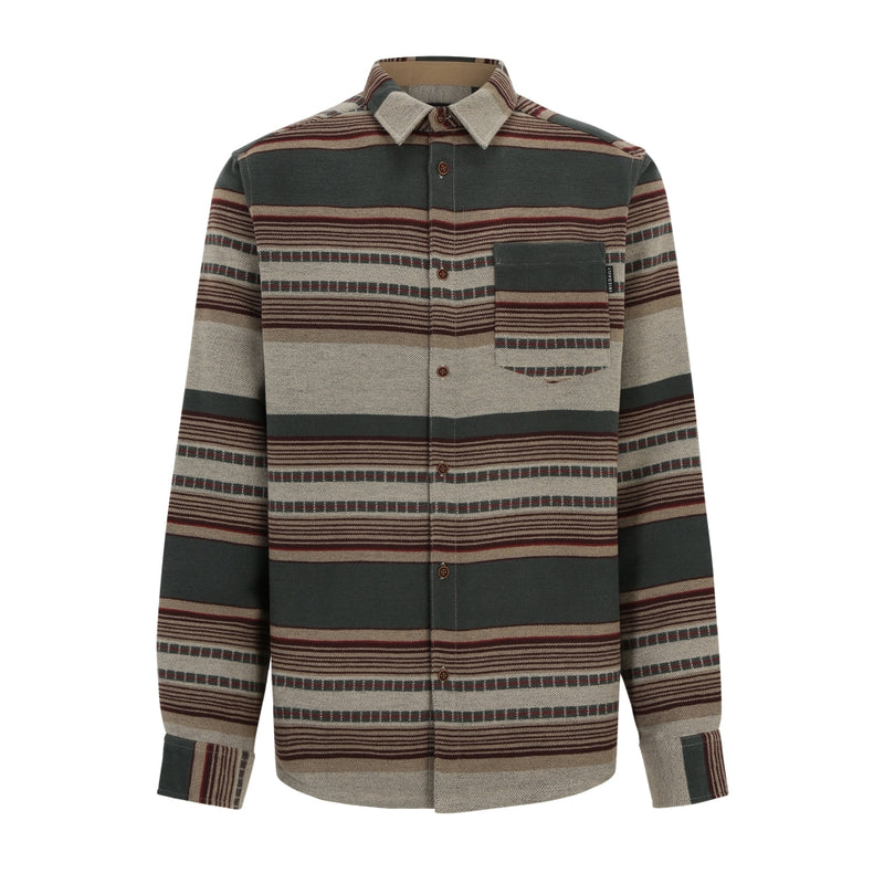 Iriedaily - Santania Shirt - Khaki Green - Langarmhemd