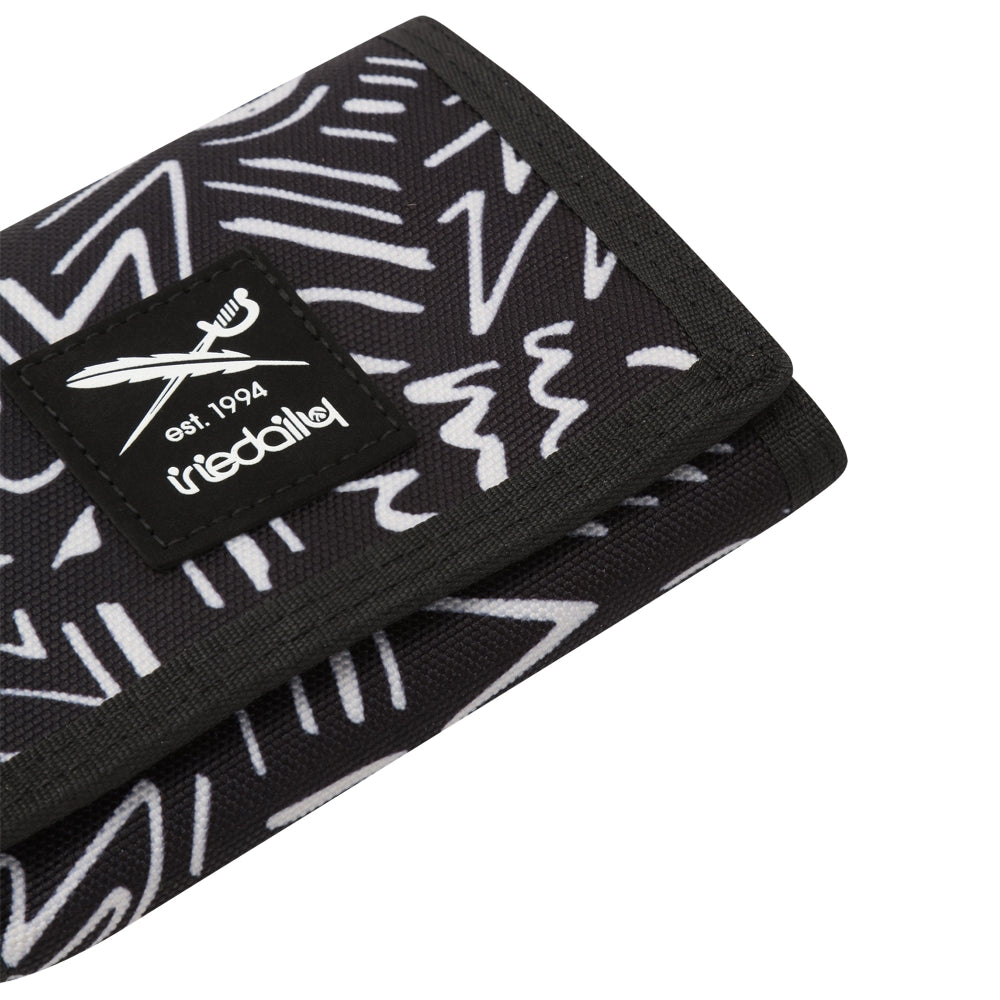 Iriedaily - Resort Wallet - Black White - Stoffgeldtasche