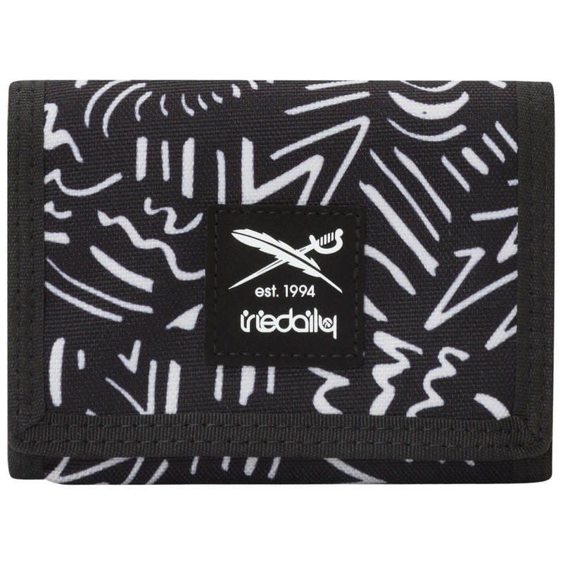 Iriedaily - Resort Wallet - Black White - Stoffgeldtasche
