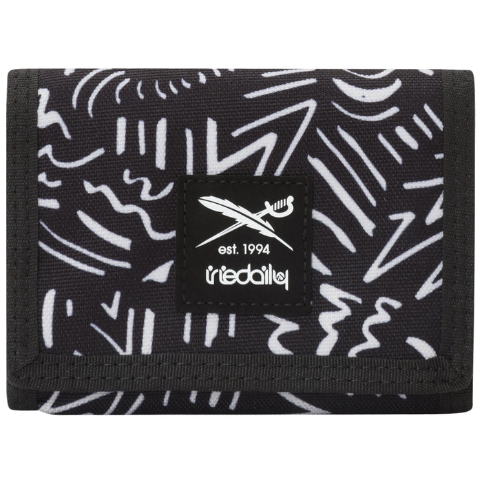Iriedaily - Resort Wallet - Black White - Stoffgeldtasche