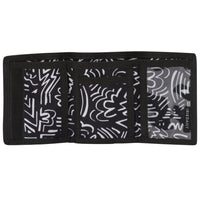Iriedaily - Resort Wallet - Black White - Stoffgeldtasche