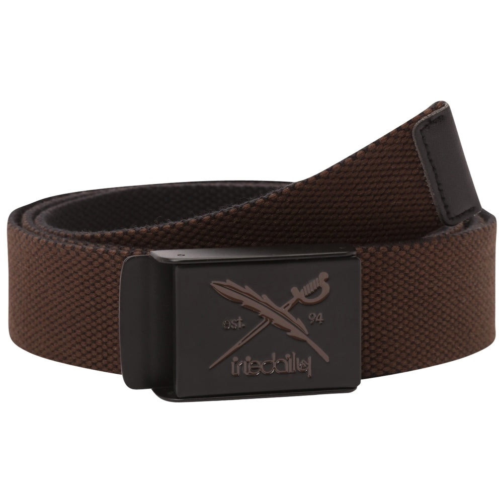 Iriedaily - Flip the Side Belt - Dark Coffee - Textilgürtel