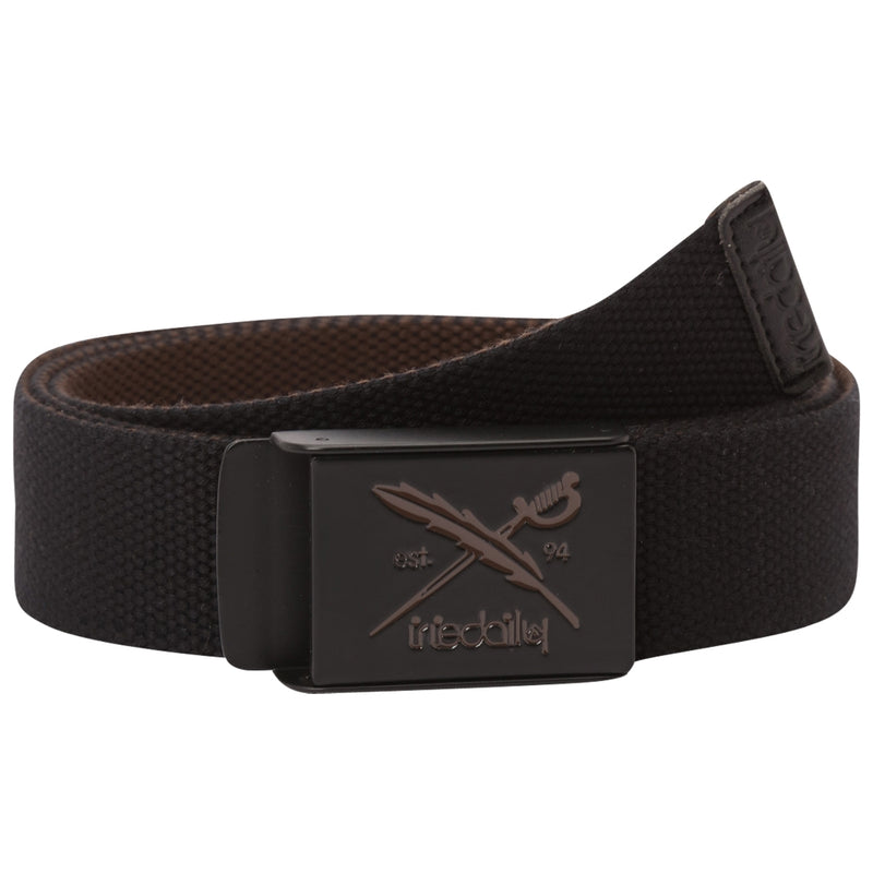 Iriedaily - Flip the Side Belt - Dark Coffee - Textilgürtel