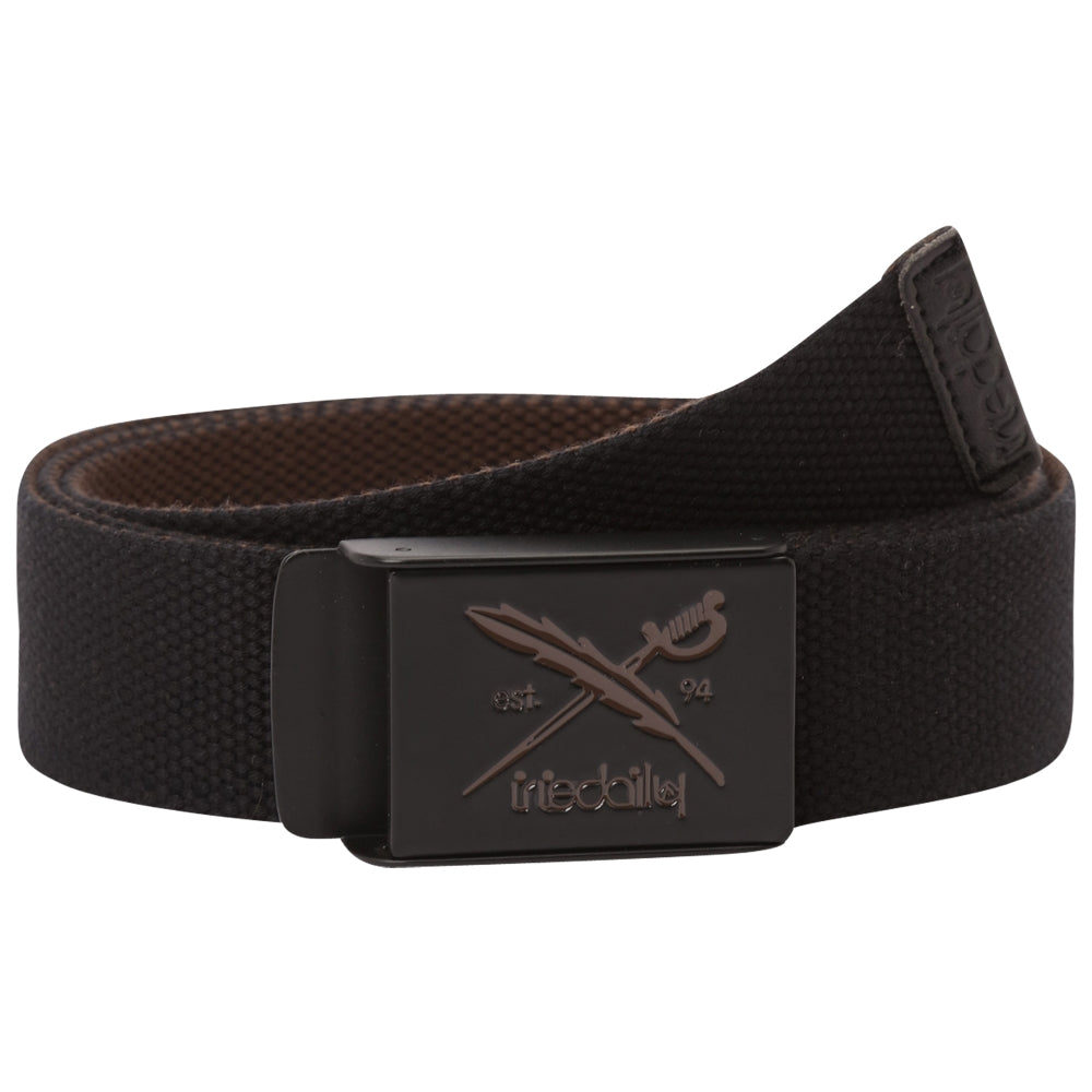 Iriedaily - Flip the Side Belt - Dark Coffee - Textilgürtel
