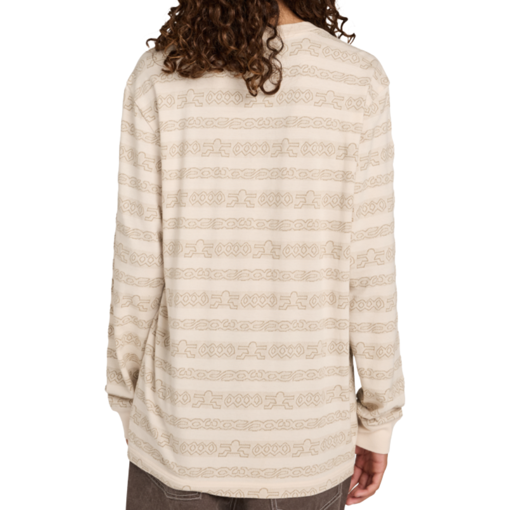Element - 4 Wheels Unity LS - Oatmilk/Aluminum - Crew Sweater