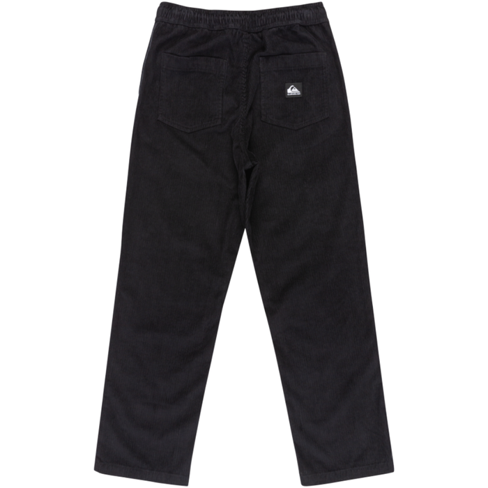 Quiksilver - Taxer Cord Pant Youth - Black - Straight Fit Pant