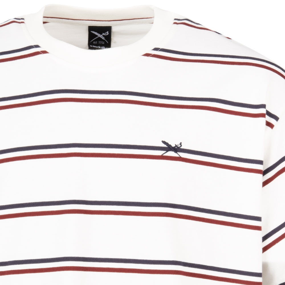 Iriedaily - Callum Stripe T-Shirt - Offwhite - T-Shirt