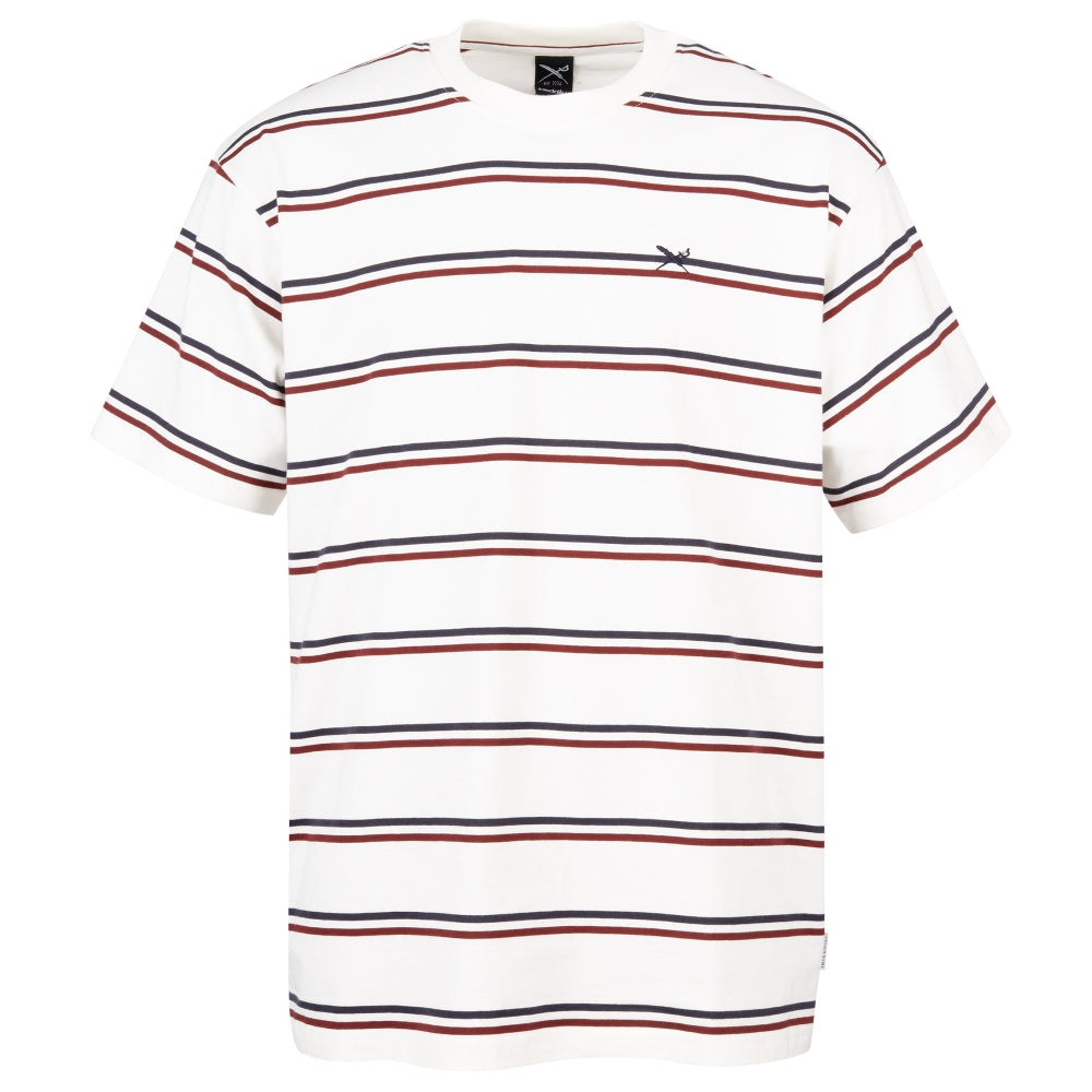 Iriedaily - Callum Stripe T-Shirt - Offwhite - T-Shirt