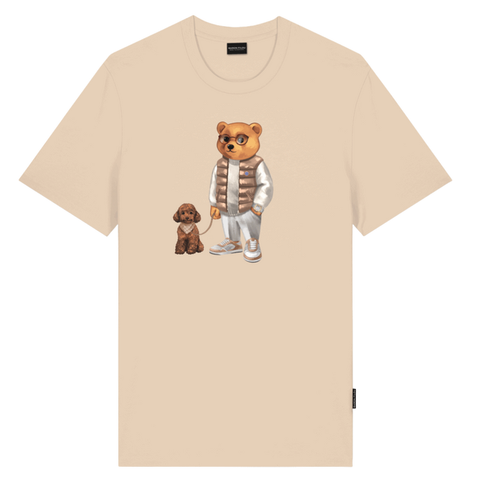 Baron Filou - The Cozy Companion - Sand Brown - T-Shirt