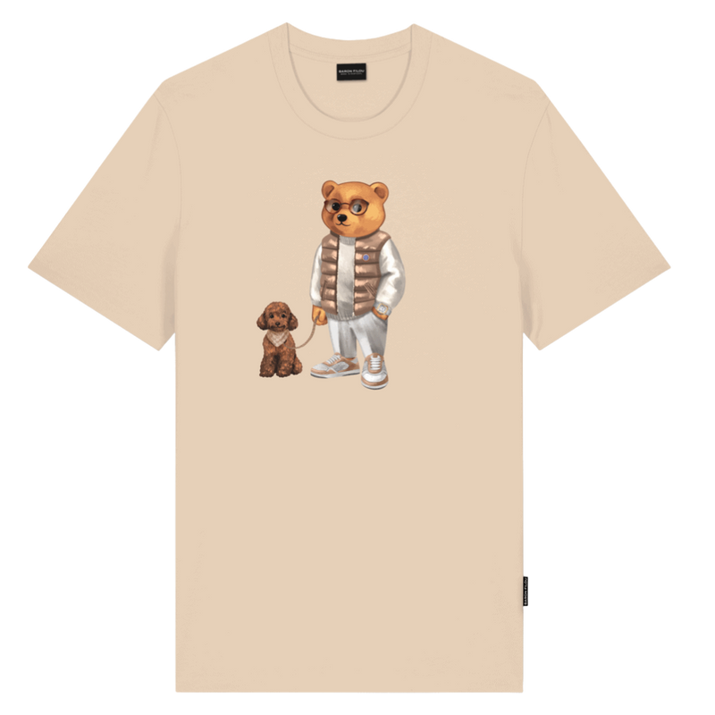 Baron Filou - The Cozy Companion - Sand Brown - T-Shirt