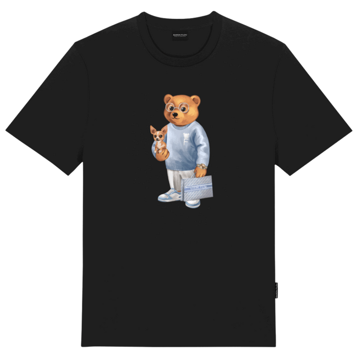 Baron Filou - The Chihuahua Buddy - Black - T-Shirt