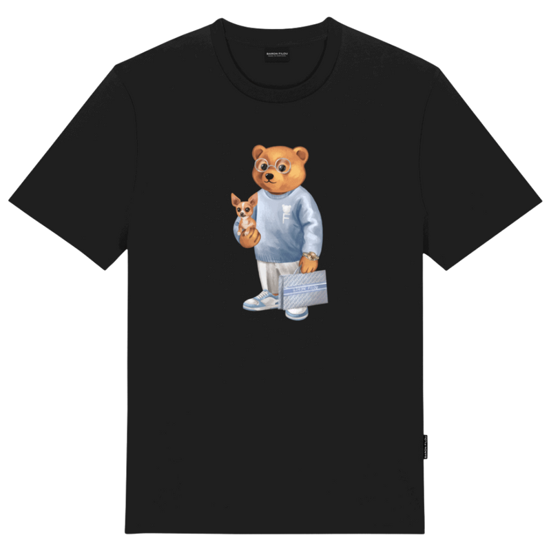 Baron Filou - The Chihuahua Buddy - Black - T-Shirt