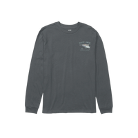 Salty Crew - Surface LS Tee - Charcoal - T-Shirt Langarm