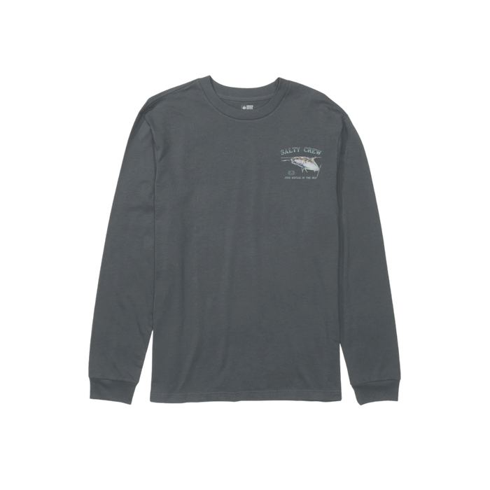 Salty Crew - Surface LS Tee - Charcoal - T-Shirt Langarm