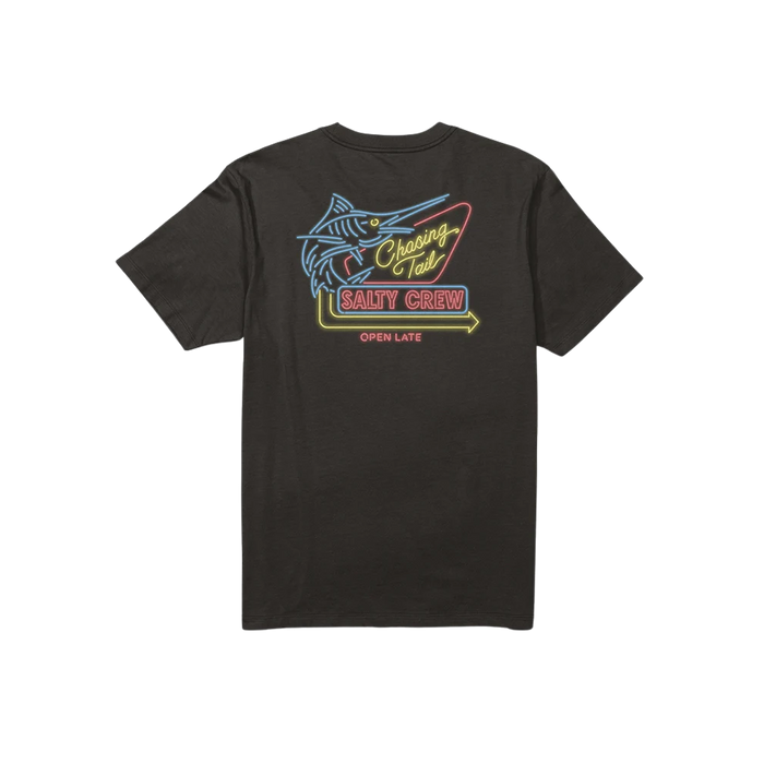 Salty Crew - Neon Sign SS Tee - Black - T-Shirt