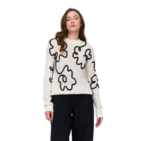 24Colours - Crew Sweater - White - Crew Sweater