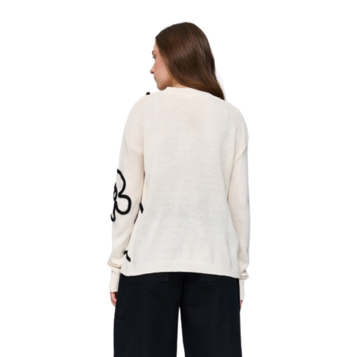 24Colours - Crew Sweater - White - Crew Sweater