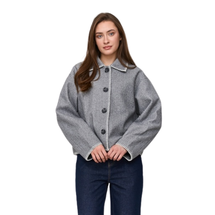 24Colours - Jacke - Grey - Übergangsjacke