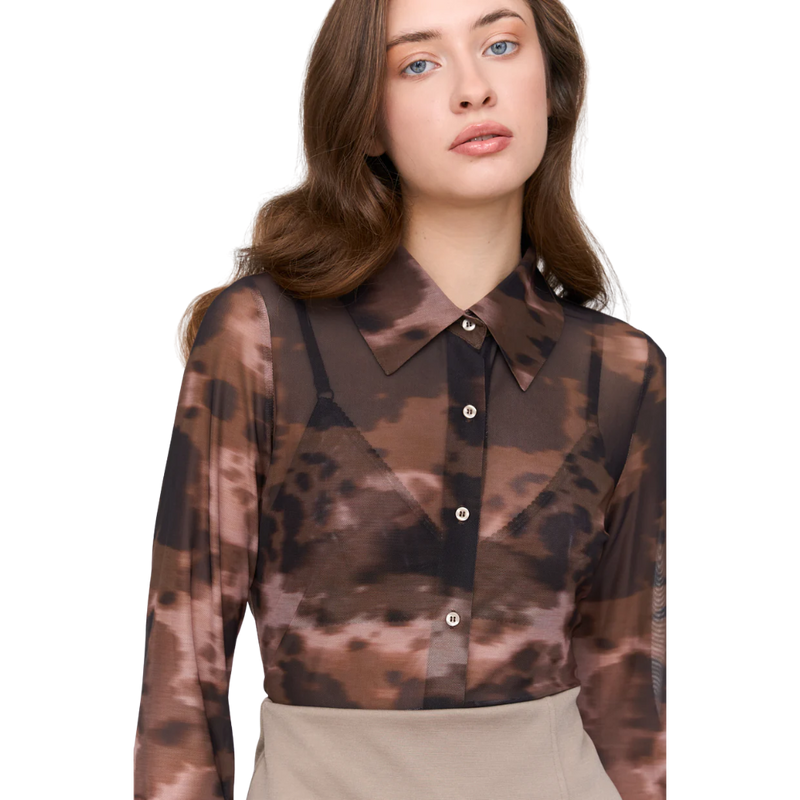 24Colours - T-Shirt Langarm - Patterned - T-Shirt Langarm