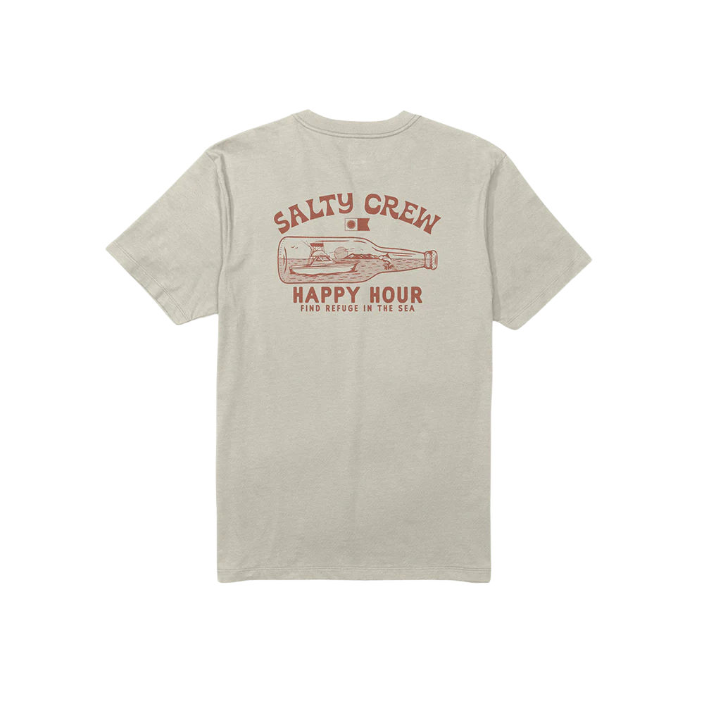 Salty Crew - Bottle Rocket SS Tee - Moonbeam - T-Shirt