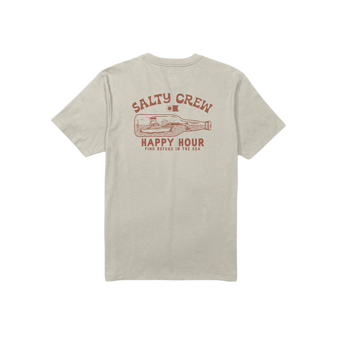 Salty Crew - Bottle Rocket SS Tee - Moonbeam - T-Shirt