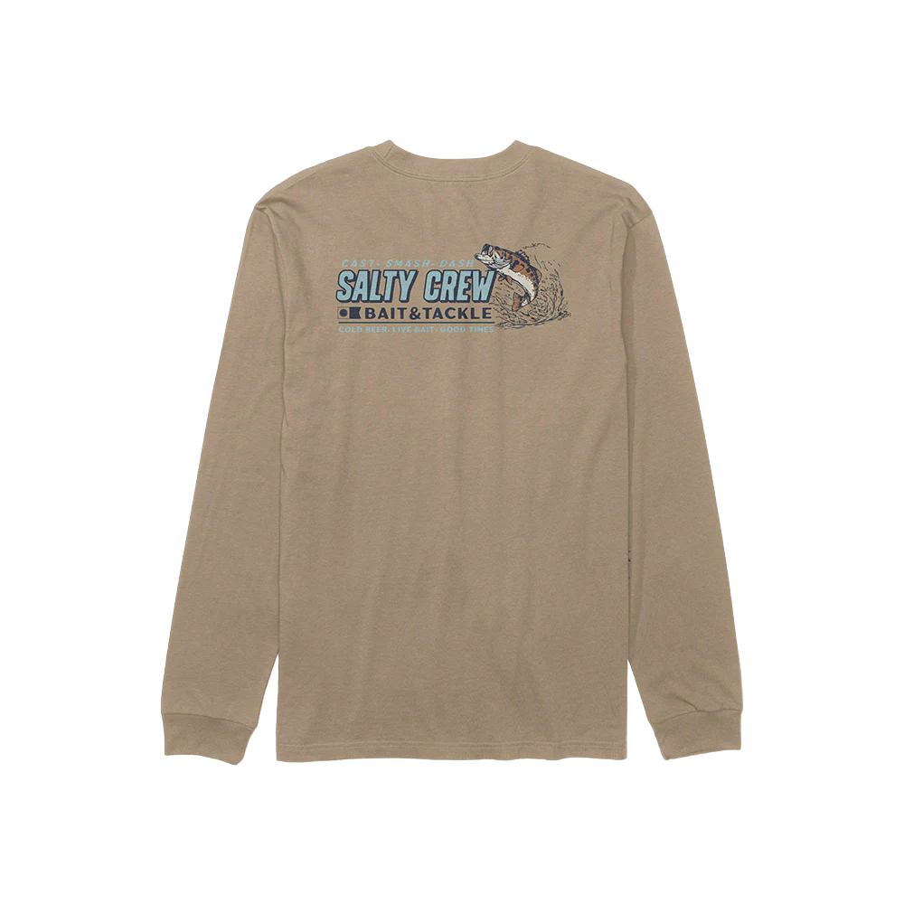 Salty Crew - Live Bait LS Tee - Twig - T-Shirt Langarm