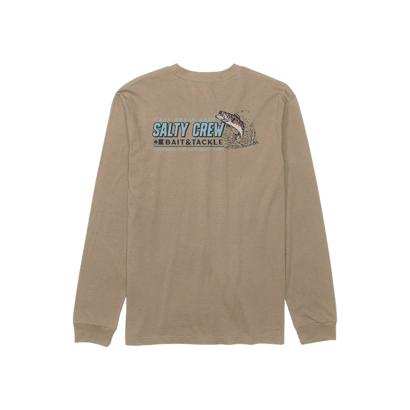 Salty Crew - Live Bait LS Tee - Twig - T-Shirt Langarm