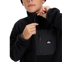 Quiksilver - Ice Fields FZ Youth - Black - Fleece Jacke