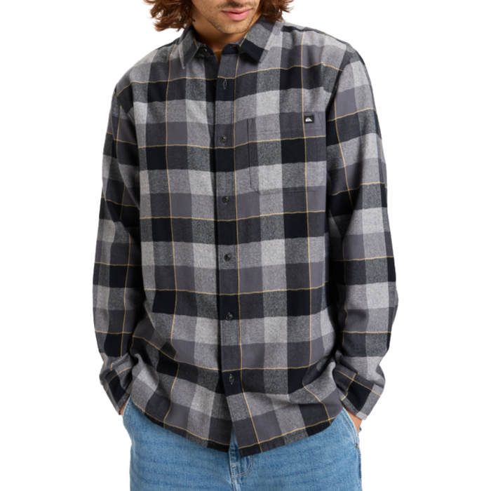 Quiksilver - Motherfly Plaid LS Shirt - Iron Gate Motherfly Check - Langarmhemd