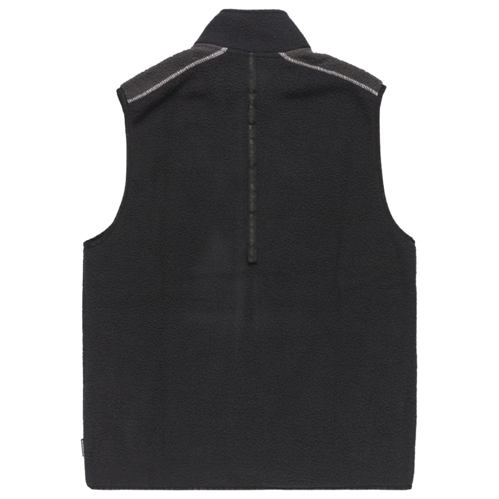 Quiksilver - Clean Coast Gilet - Black - Fleece Weste