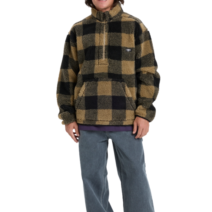 Quiksilver - Mercury Woodlands Sherpa - Woodlands Elmwood - Fleece Hemd