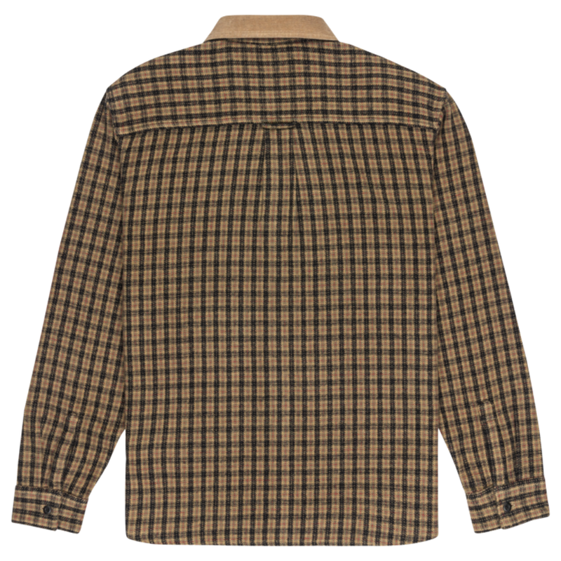 Quiksilver - Mercury Sandstrokes - Sand Strokes Elmwood/Biking Red - Langarmhemd