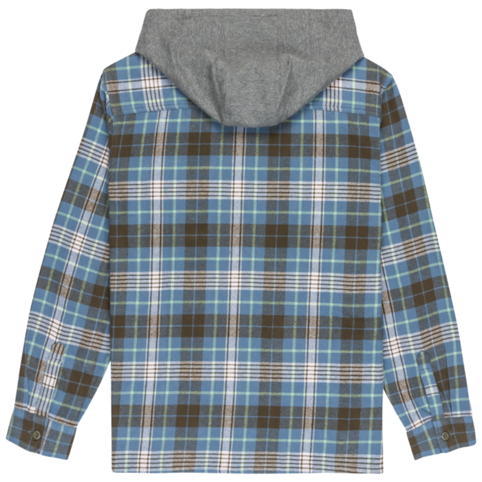 Quiksilver - Hooded Surf LS Shirt - China Blue Hooded - Langarmhemd