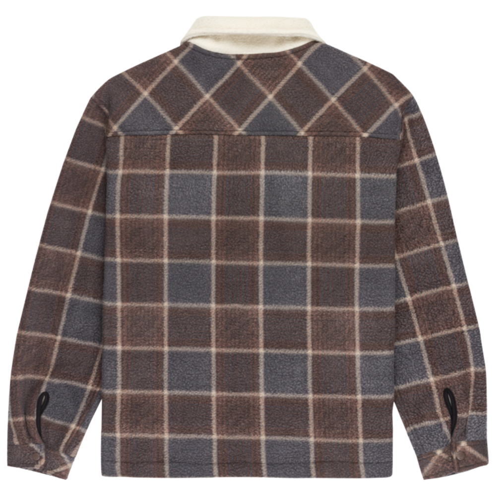 Quiksilver - Sherpa Jacket - Chocolate Brown Sherpa Plaid - Übergangsjacke