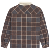 Quiksilver - Sherpa Jacket - Chocolate Brown Sherpa Plaid - Übergangsjacke