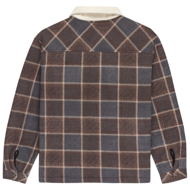 Quiksilver - Sherpa Jacket - Chocolate Brown Sherpa Plaid - Übergangsjacke