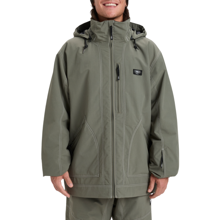 Quiksilver - Live Wire JK - Dusty Olive - Snowboard-Jacke