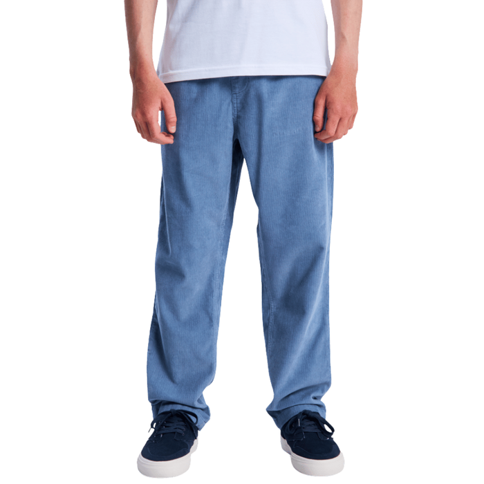 Quiksilver - Taxer Cord Pant Youth - China Blue - Straight Fit Pant
