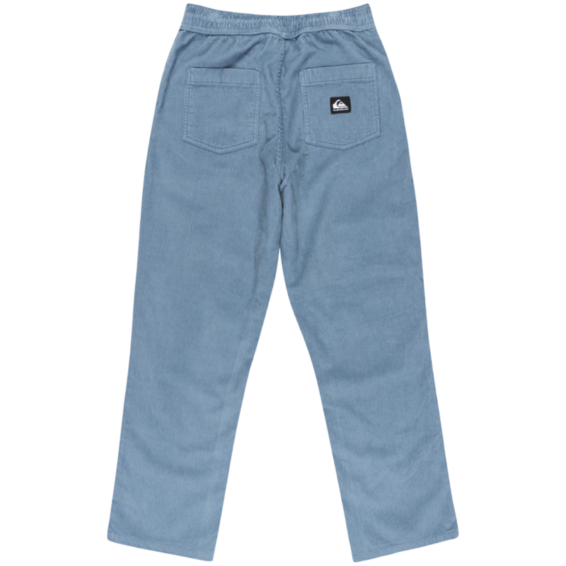 Quiksilver - Taxer Cord Pant Youth - China Blue - Straight Fit Pant