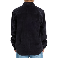Quiksilver - Venture Cord Youth - India Ink - Langarmhemd