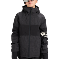 Quiksilver - High In The Hood Youth JK - True Black - Snowboard-Jacke
