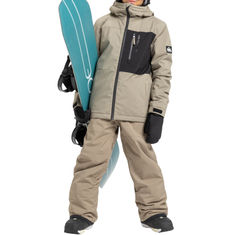 Quiksilver - Side Hit Solid Youth JK - Fallen Rock - Snowboard-Jacke