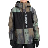 Quiksilver - Side Hit Block Youth JK - Bloomfade Dark Ivy - Snowboard-Jacke