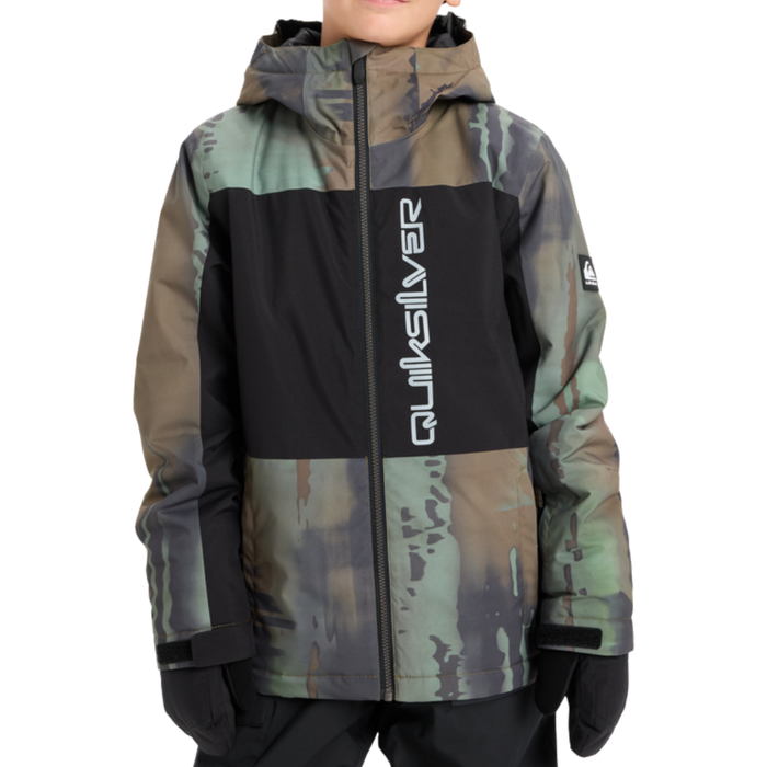 Quiksilver - Side Hit Block Youth JK - Bloomfade Dark Ivy - Snowboard-Jacke