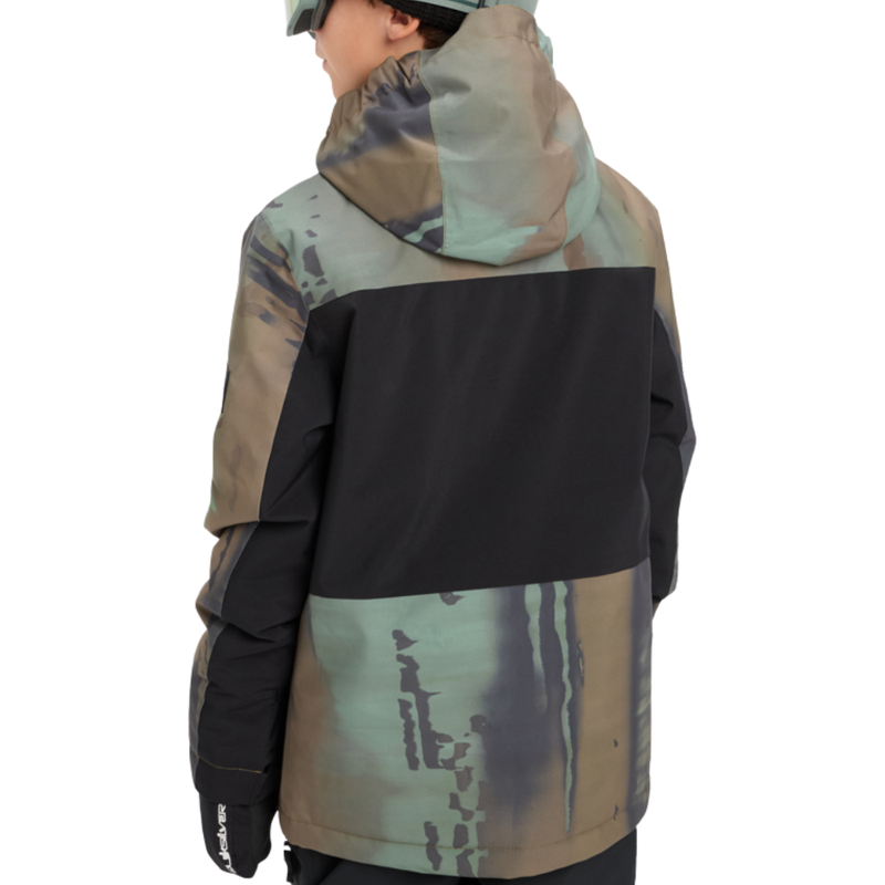 Quiksilver - Side Hit Block Youth JK - Bloomfade Dark Ivy - Snowboard-Jacke
