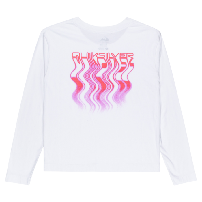 Quiksilver - Standard LS Tee - White - T-Shirt Langarm