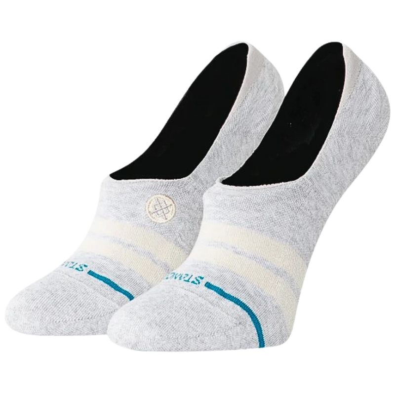 Stance - Racer Stripe No Show - Heathergrey - Socken