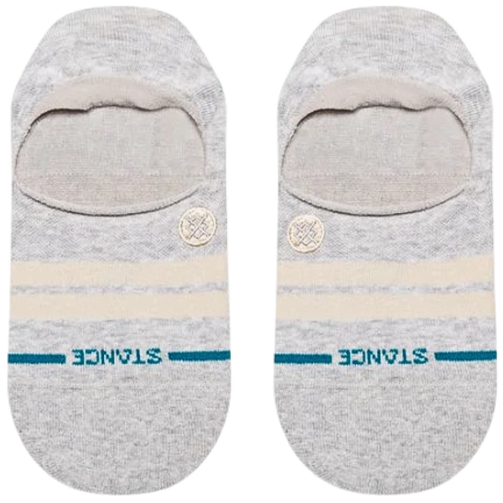 Stance - Racer Stripe No Show - Heathergrey - Socken