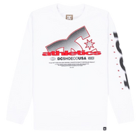 DC - Slathletic LS Boy - White - T-Shirt Langarm